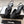 CC Slingback Flat Black Quilted Canvas Suede 716360
