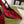 GG SLINGBACK HIGH HEEL PUMP CHERRY VELVET