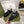 GC 25 Glossy Black Double G Sandal Black Rubber 292431