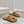 Loew Petal Buckle Slide Tan Brown Leather 881319