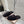 Miu Slippers Black Wool Fabric