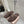 Miu Slippers Brown Earth Wool Fabric