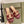 CC 26s Platform Mules Beige Burgundy Lambskin 916988