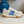 VT 25S Casual Sneakers White Blue Cowhide Suede 563097