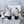 CC Ankle Boots 70MM In White Suede 144564