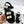 CC 25 Dad Sandals Black White Fabric Leather 300168