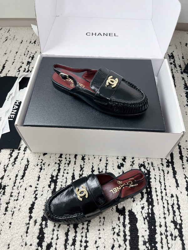 CC 26A Métiers d’art 2026 Slingback Black Glossy Sheepskin 900760