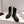 CE 26s Sock Ankle Boots Black Lambskin Cotton 101099