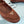 PRA NAPPA MARY JANE FLAT BROWN SATIN