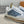 LV TRAINERS IN WHITE CALFSKIN AND SAPPHIRE BLUE JACQUARD