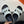 HM Oran H Black Gold Buckle Slippers in White Cowhide 735244