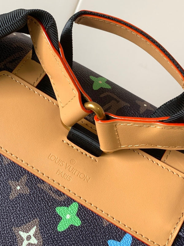 LV Christopher Large Backpack Multicolor Monogram Canvas