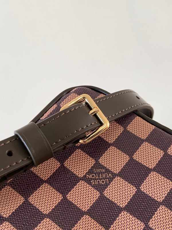 LV Amazone Cross-body Bag 13.5cm Brown Damier Phriendship Canvas