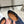 LP hollow knit ballet flats dark blue fabric 379029