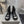 CHUNKY BOOTS IN BLACK MIX WHITE SMOOTH CALFSKIN