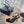 HIGH HEEL SANDAL 10 CM IN BLACK SATIN CREPE AND CRYSTAL