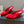Alaia 25 Curve Wedge Mules Red Lambskin 293556