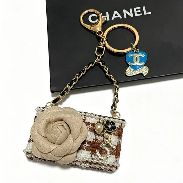 CC Flower Mini Bag Charm