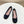 ROCKSTUD PATENT LEATHER BALLERINA IN BLACK SILK