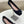 ROCKSTUD PATENT LEATHER BALLERINA IN BLACK SILK