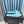 mule sandal quilted turquoise calfskin mop