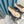 CC BALLET FLAT IN TAN BEIGE SUEDE AND BLACK CALFSKIN WITH FLOWER