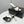 CC 25 High Heel Slippers 85mn White Black Sheepskin 368789