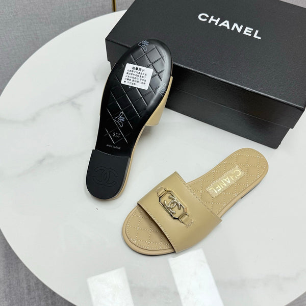 CC 25 Mule Sandals Beige Sheepskin 368800