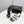 CC 26s Sandal 4.5cm Black Beige Mesh Sheepskin 639824