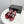 CC 26s Block Heel Sandals 10cm Red Crocodile-Embossed Calfskin