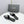CC 26s Woven Strap Slides Black White Lambskin