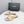 CC 26s Woven Strap Slides Beige Orange Lambskin