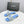 CC 26s Woven Strap Slides Sky Blue Lambskin