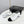 CC 26s Slingback Heels 4.5cm White Black Lambskin Fabric