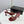CC 26s Chain Strap High Heels 6.5cm Dark Red Lambskin