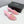 CC 26s Wedge Heels In Pink Suede With CC Pearl Embellished