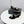 CC 26s Wedge Heels In Black Suede With Cc Pearl Embellished