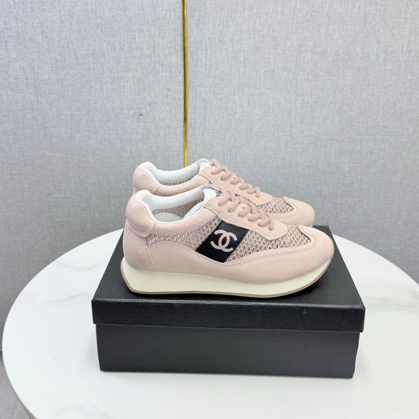 CC 26s Trainer Sneakers Light Pink Mesh Suede 865803