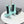 CC 26s Metiers d'Art Boot Mint Green Embossed Leather 904449