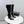 CC 26s Knee-High Boots Black White Sheepskin 904483