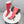 CC 26s Knee-High Boots Red White Sheepskin 904485