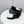 CC 26s Pointed Loafers Black White Suede Patent Leather 972785