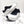 CLOUDTILT 2.0 SNEAKER PALE GRAY MIX BLACK CALFSKIN AND BREATHABLE MESH