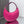 FENDIGRAPHY MEDIUM 29 IN BRIGHT PINK SMOOTH LAMBSKIN GOLD HARDWARE