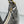 FENDIGRAPHY MEDIUM 29 IN SILVER METALLIC SMOOTH LAMBSKIN GOLD HARDWARE