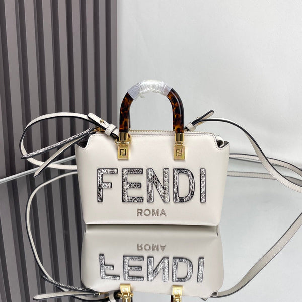 BY THE WAY MINI 18 IN WHITE LAMBSKIN GOLD HARDWARE