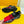 LV SNEAKER IN BLACK MIX RED BREATHABLE MESH FABRIC