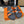 HM Men's Kazimir Grey Orange Calfskin 595525