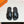 HM Men's Izmir Slide Black Cowhide 609771