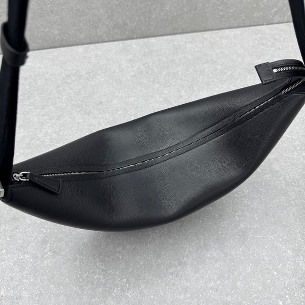 The Row 2025 Jouve Bag 46cm Black Calfskin